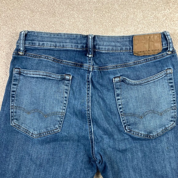 American Eagle Next Level Flex Bootcut Jeans Blue Men's 34x32 (34x30) Stretch - Picture 9 of 9